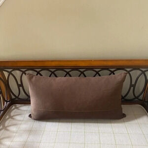 Calvin Klein Brown Lumbar Pillow